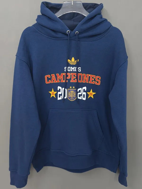 2026 Spain Royal blue Campeones Hoody (加绒)