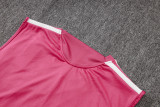 2026-27 Real Madrid pink vest Training Short Suit D26060#