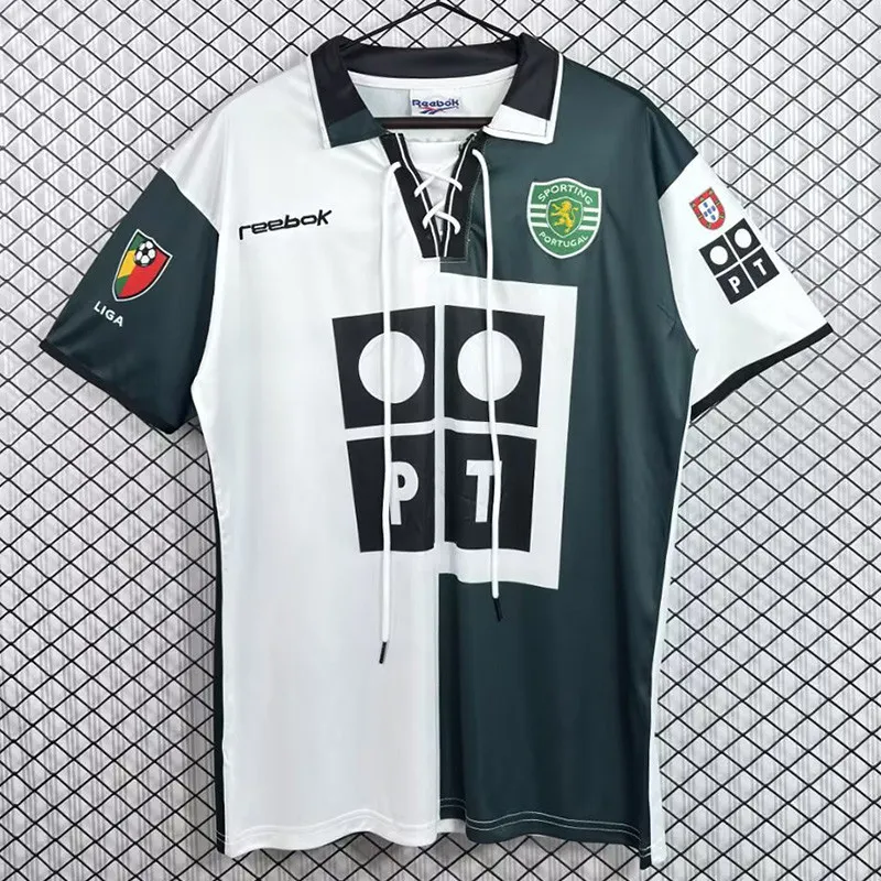 2002-2003 Sporting Lisbon Third Away Retro Soccer Jersey