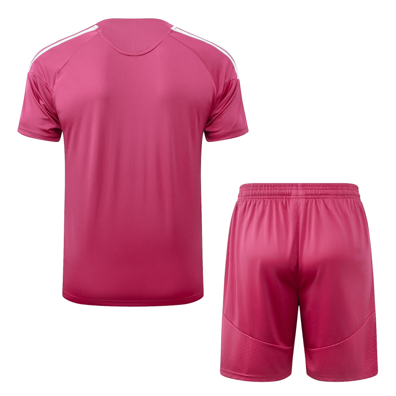 2026-27 Mens Real Madrid  pink Training Short Suit J26059#