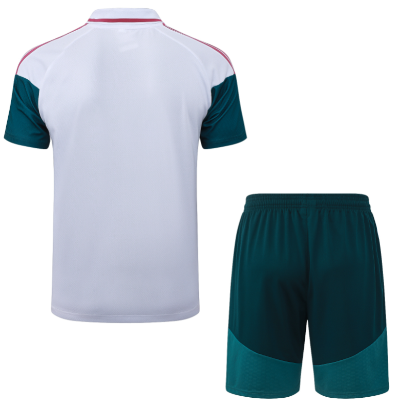 2026-27 Mens Real Madrid Polo white Training Short Suit C2630#