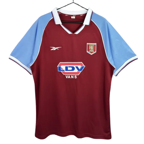1998-1999 Aston Villa Home Retro Soccer Jersey