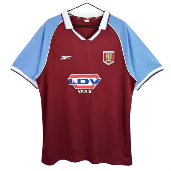 1998-1999 Aston Villa Home Retro Soccer Jersey