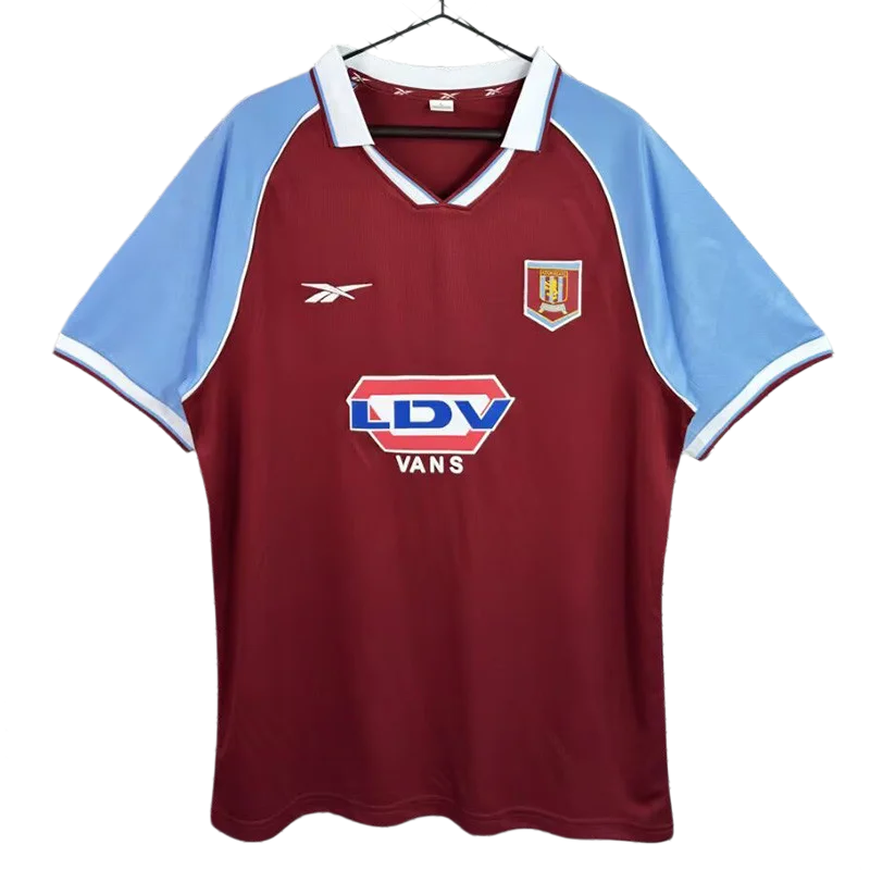 1998-1999 Aston Villa Home Retro Soccer Jersey