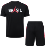 2026-27 Mens Brazil black Short training suit J26050#