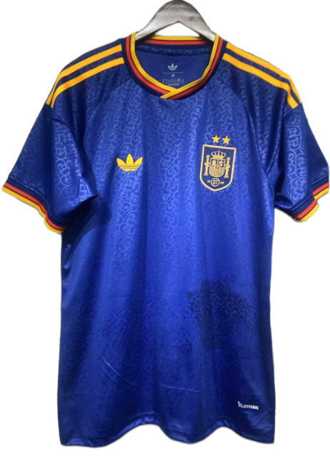 2026-27 Spain blue soccer Jersey（Have two star ⭐⭐）