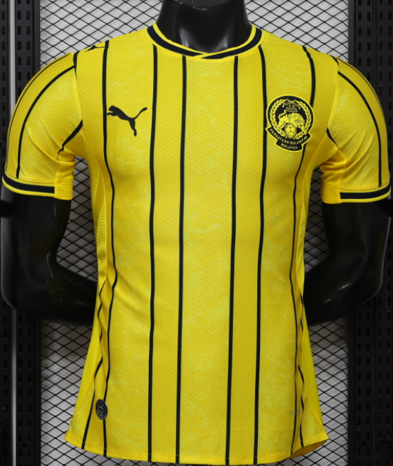 2026-27 Mens Malaysia home yellow Player version soccer jersey