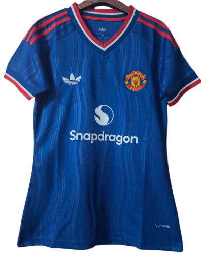 2026-27 Women Manchester United away blue Soccer Jersey