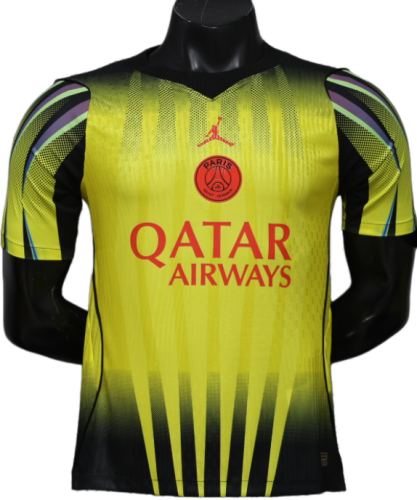 2026-27 PSG special edition yellow Player Version Soccer Jersey