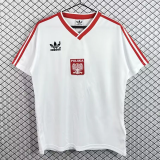 1986 Poland Home white Retro Soccer Jersey