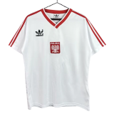 1986 Poland Home white Retro Soccer Jersey