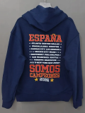 2026 Spain Royal blue Campeones Hoody (加绒)