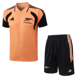 2026-27 Mens Arsenal orange Training Short Suit C2629#
