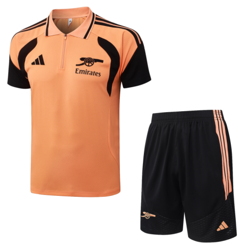 2026-27 Mens Arsenal orange Training Short Suit C2629#