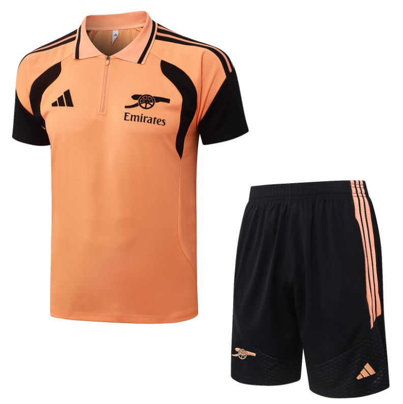 2026-27 Mens Arsenal orange Training Short Suit C2629#