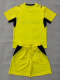 2026-27 Kids Marseille goalkeeper yellow soccer jersey