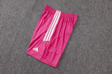 2026-27 Mens Real Madrid Polo pink Training Short Suit C2628#