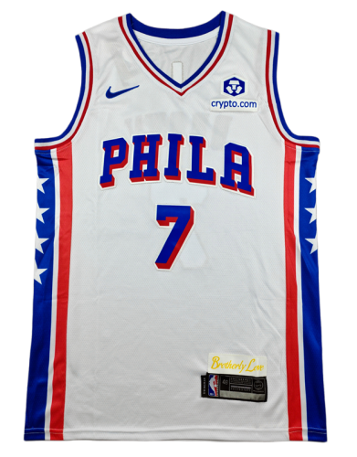 2026-27 76ERS #7 white Top Quality Hot Pressing NBA Jersey (V领)
