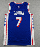 2026-27 76ERS #7 Blue Top Quality Hot Pressing NBA Jersey (V领)