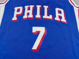 2026-27 76ERS #7 Blue Top Quality Hot Pressing NBA Jersey (V领)