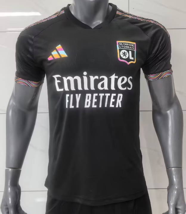 2026-27 Lyon Third Away black Fans Soccer Jersey