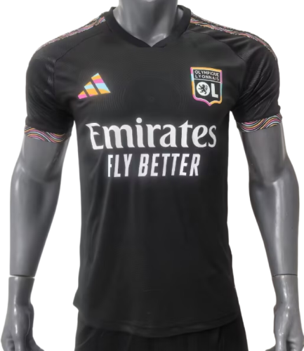 2026-27 Lyon Third Away black Fans Soccer Jersey