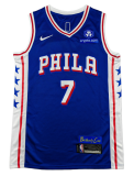 2026-27 76ERS #7 Blue Top Quality Hot Pressing NBA Jersey (V领)