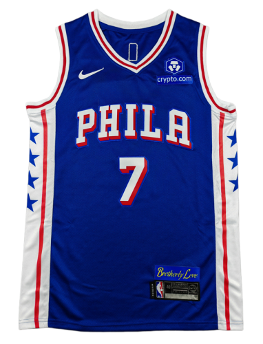 2026-27 76ERS #7 Blue Top Quality Hot Pressing NBA Jersey (V领)