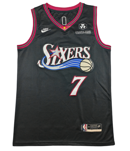 2026-27 76ERS #7 Black Top Quality Hot Pressing NBA Jersey (V领)