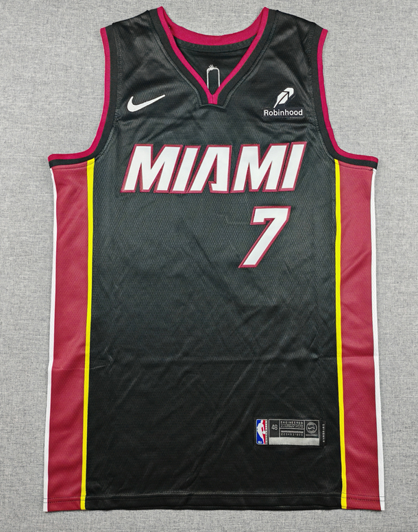2026-27 HEAT  #7 Black Top Quality Hot Pressing NBA Jersey (V领）