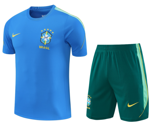 2026-27 Mens Brazil blue Short training suit