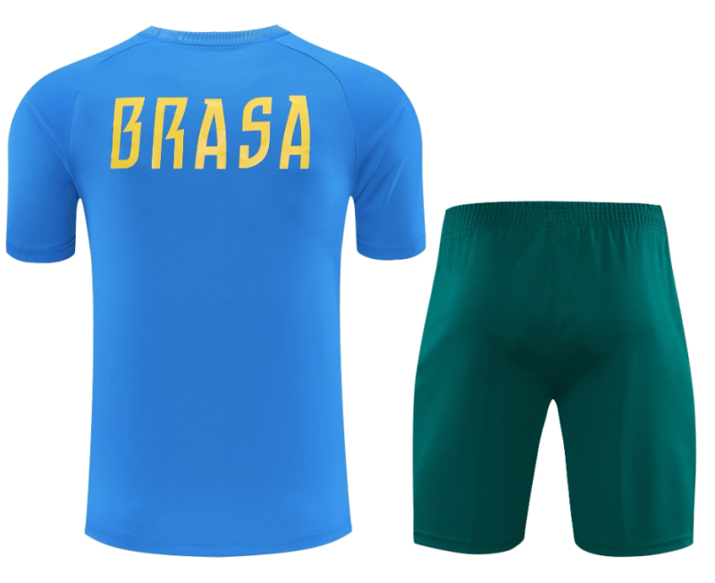 2026-27 Mens Brazil blue Short training suit