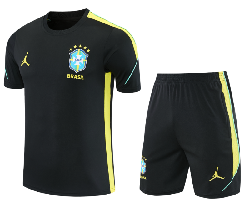 2026-27 Mens Brazil black Short training suit