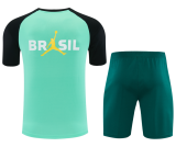 2026-27 Mens Brazil green Short training suit