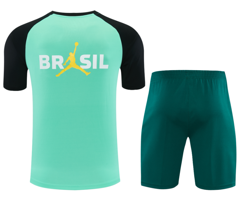 2026-27 Mens Brazil green Short training suit