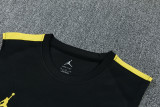 2026-27 Mens Brazil black vest Short training suit