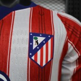 2026-27 Atletico Madrid home Player Version Long sleeve Soccer Jersey