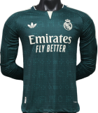 2026-27  Real Madrid away Long Sleeve Player Version Soccer Jersey