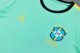 2026-27 Mens Brazil green Short training suit