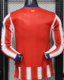 2026-27 Atletico Madrid home Player Version Long sleeve Soccer Jersey