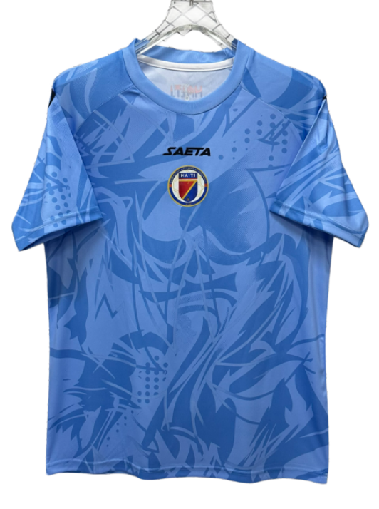 2026-27 Mens Haiti goalkeeper blue Soccer Jersey