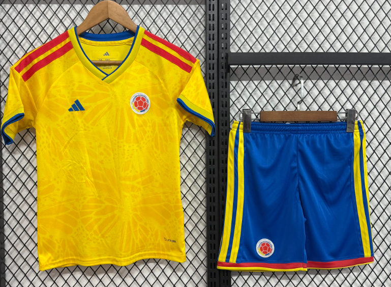 2026-27 KIDS Colombia home soccer jersey