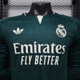 2026-27  Real Madrid away Long Sleeve Player Version Soccer Jersey