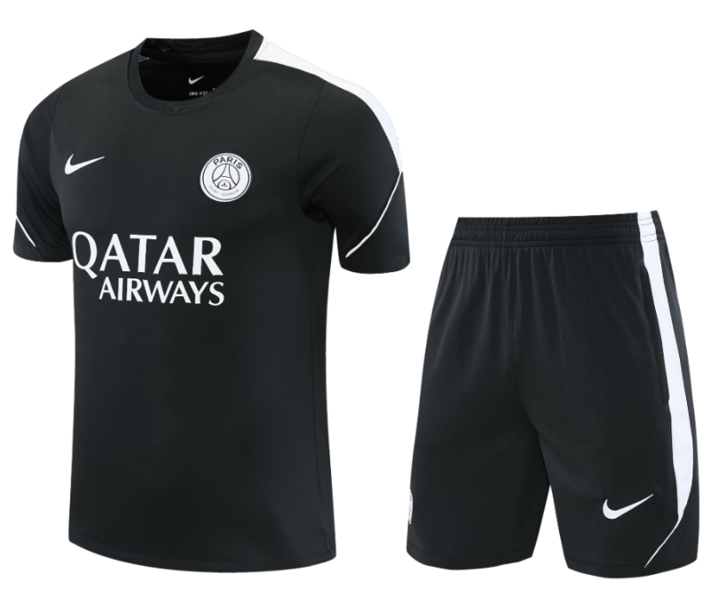 2026-27 PSG black Training Short Suit