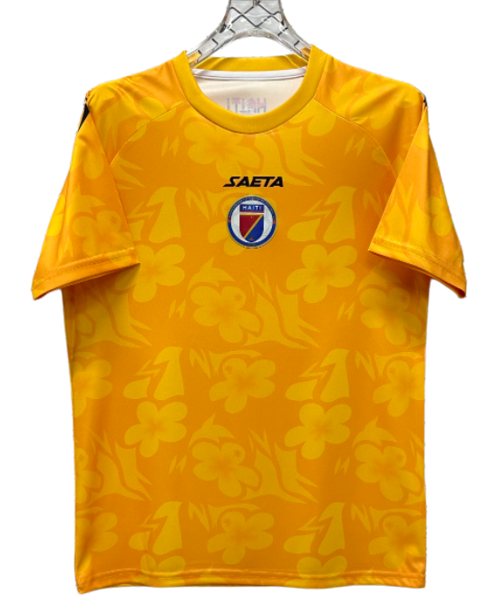 2026-27 Mens Haiti goalkeeper yellow Soccer Jersey
