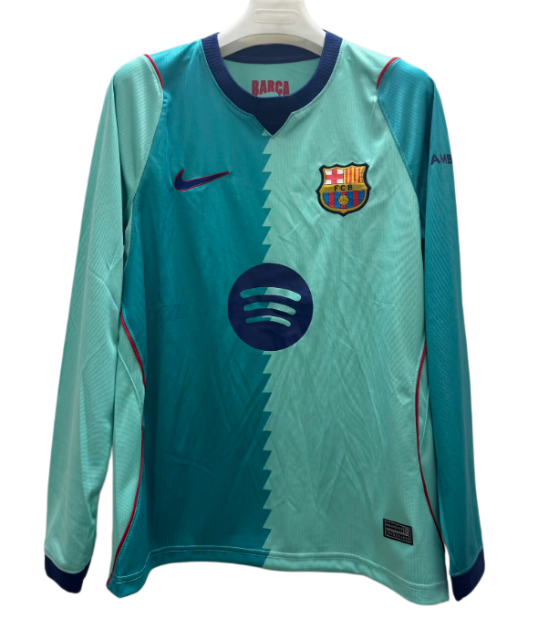 2026-27 Mens Barcelona third away Long Sleeve  soccer Jersey