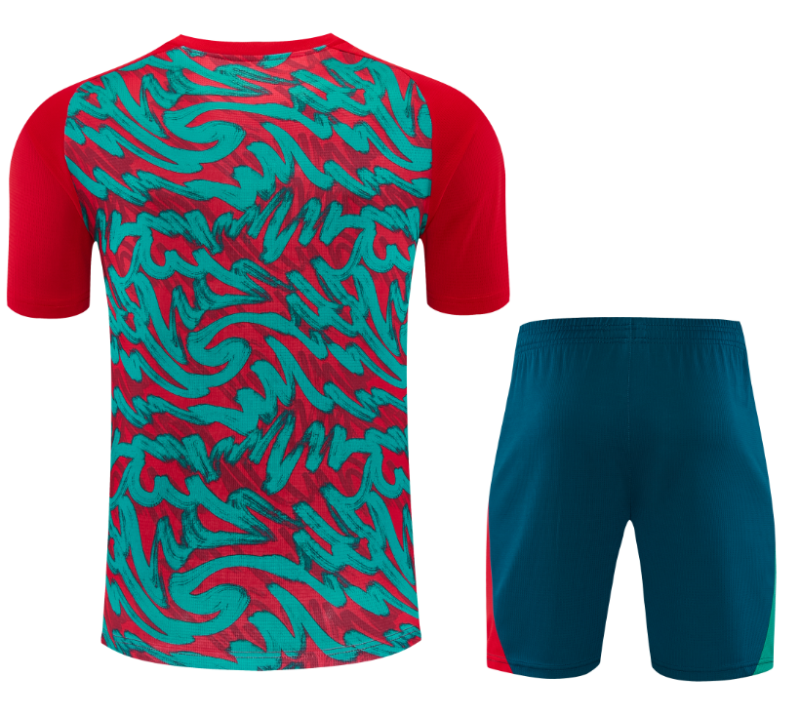 2026-27 Mens Portugal red green short  training Short suit