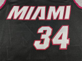 2026-27 HEAT  #34 black Top Quality Hot Pressing NBA Jersey (V领）