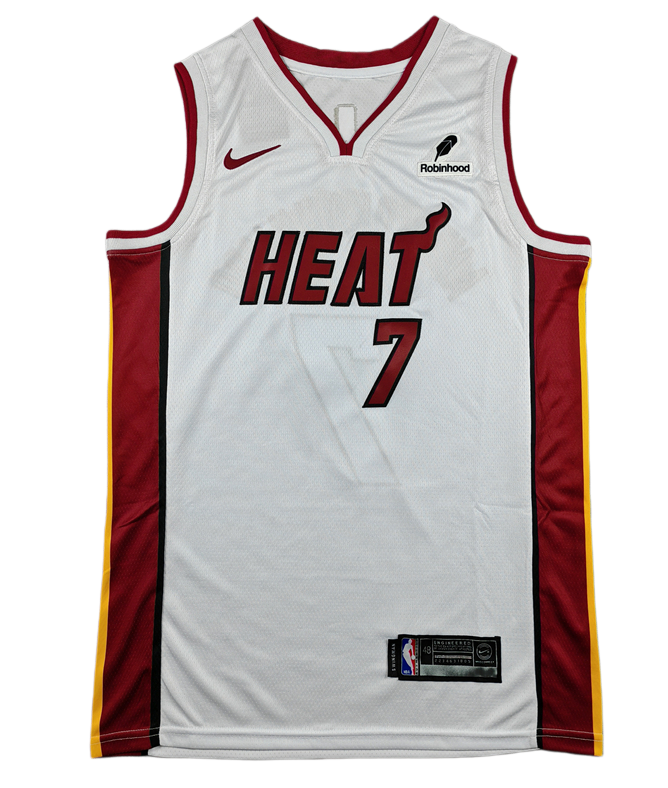 2026-27 HEAT  #7 white Top Quality Hot Pressing NBA Jersey (V领）
