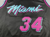 2026-27 HEAT  #34 black Top Quality Hot Pressing NBA Jersey (V领）